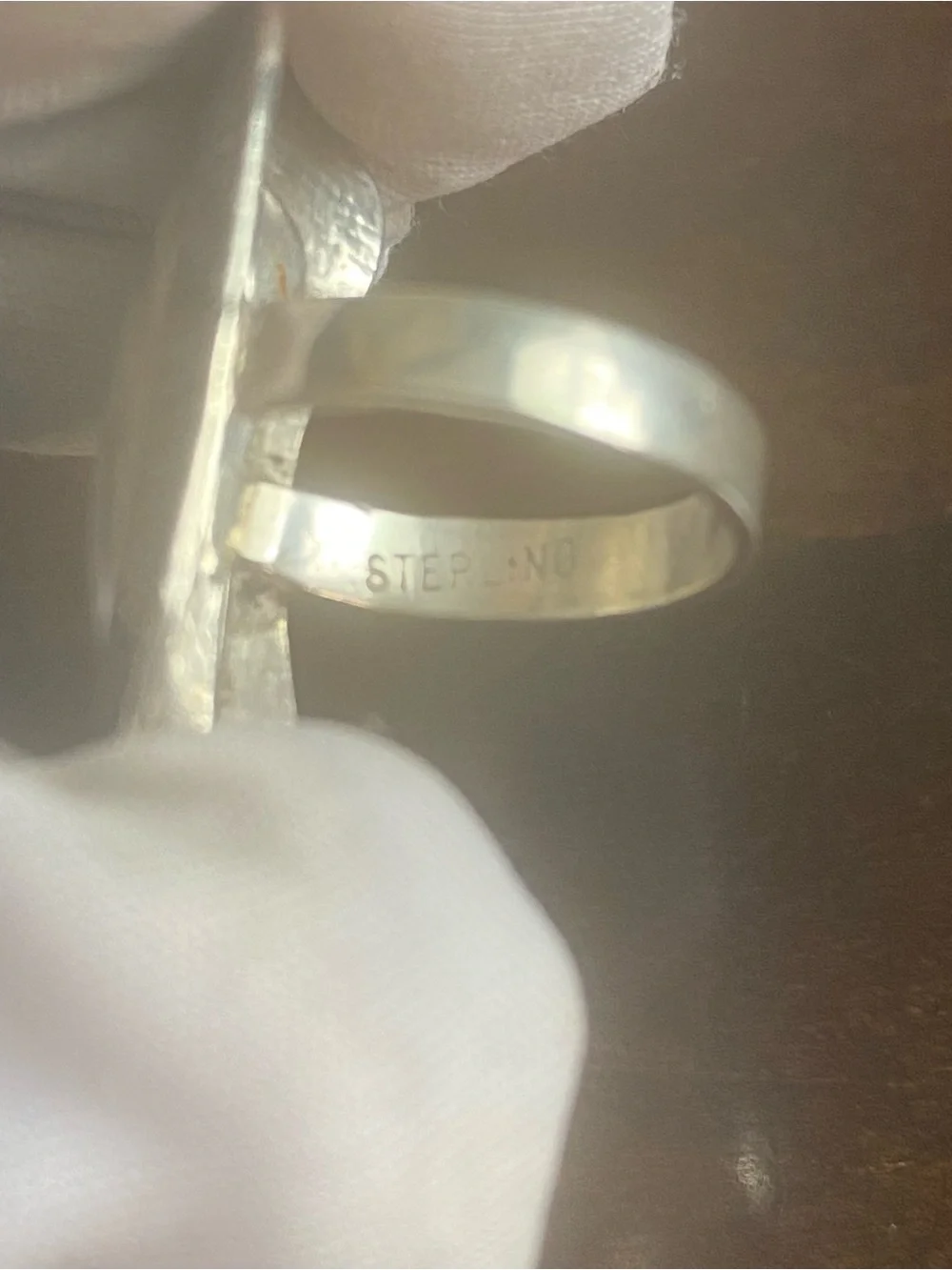Sterling Silver Modern Rectangle Statement Ring